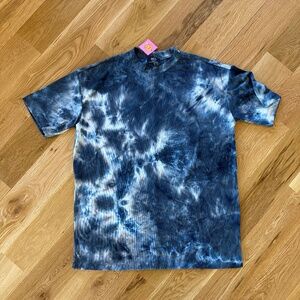 Dressed in LALA Blue Tie-Dye Short Sleeve Tee